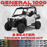 Polaris General 1000 2 Seater Tender Spring Kit (Walker Evans Shocks)(Non-XP)