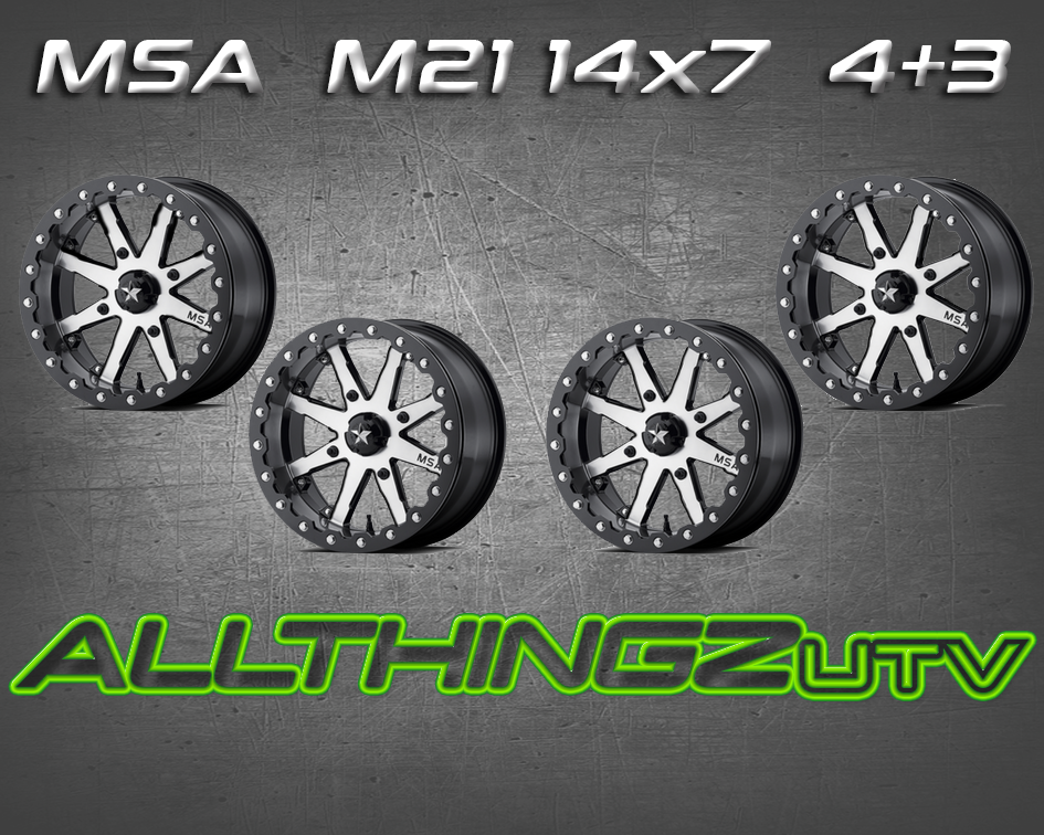 MSA M21 Lok  - Bead lock set of 4  W/ free color match rings