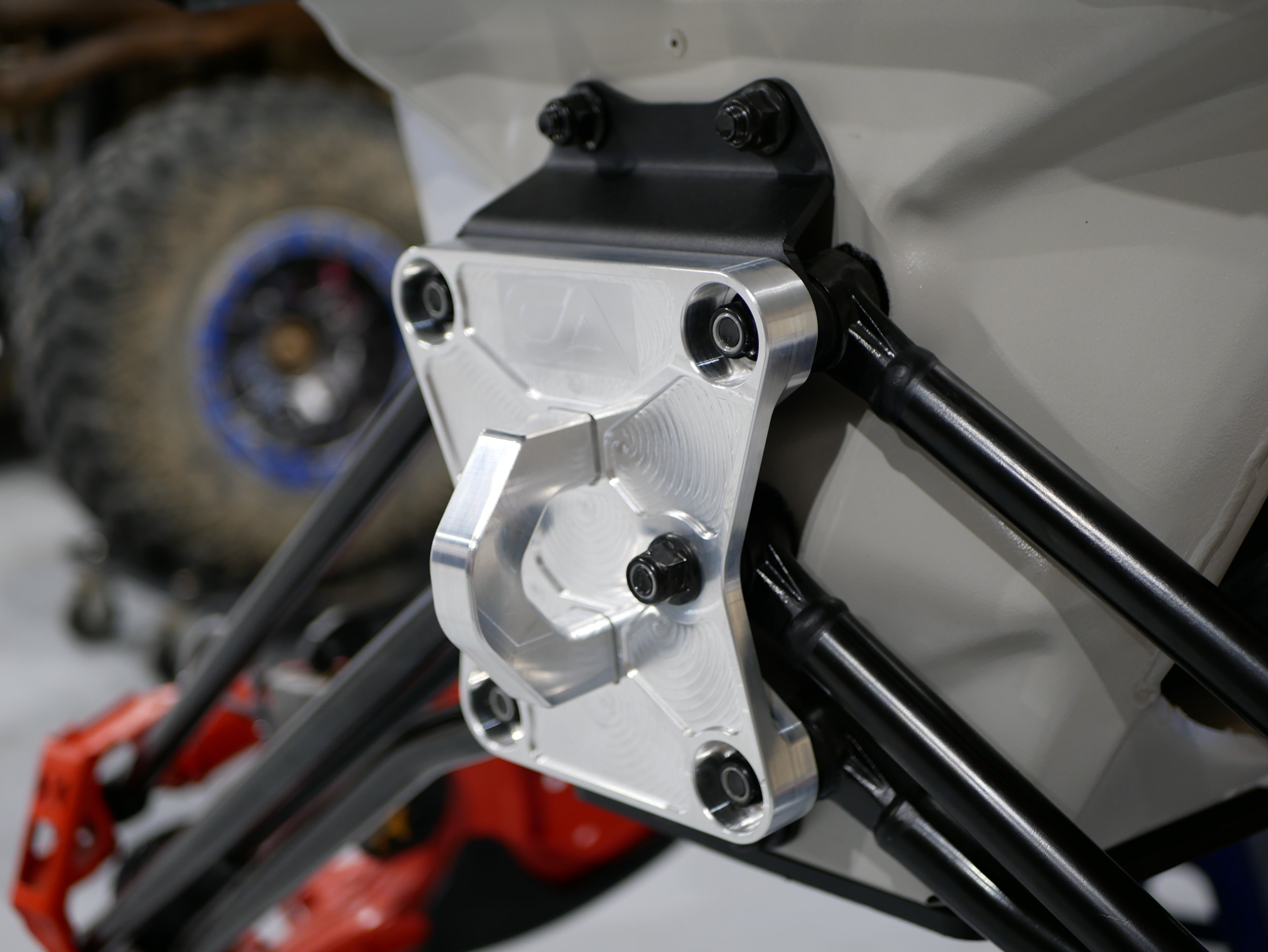 CA Technologies USA Pull Plate  3D scanned for perfect fitment and machined from 6061 aluminum with a finished thickness of 1" for maximum durability, the new 2022 Can-Am X3 pull plate is easy to install and built to last a lifetime.   OEM color matching ensures all CA Technologies USA parts will pair perfectly with your build. 