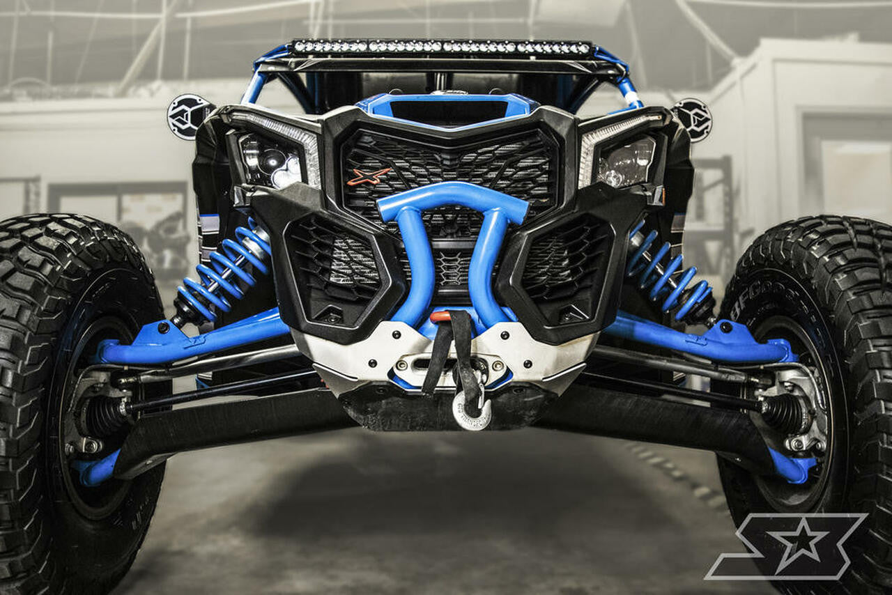 CAN-AM MAVERICK X3 64" HD HIGH CLEARANCE LOWER A-ARM SKID PLATES BY S3