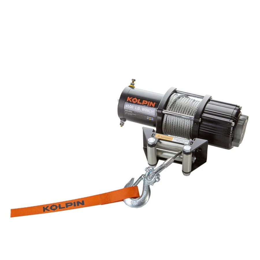 Kolpin 4500 lb Steel Cable Winch Kit 