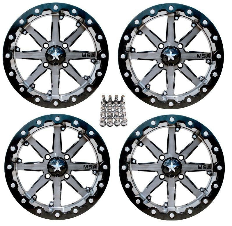 MSA M21 Lok  - Bead lock set of 4  W/ free color match rings