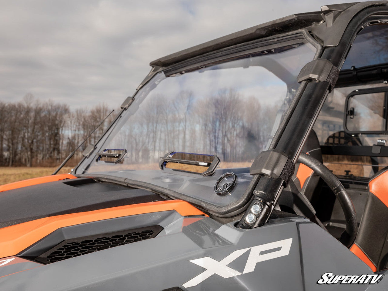 Polaris General XP 1000 Scratch-Resistant Vented Full Windshield