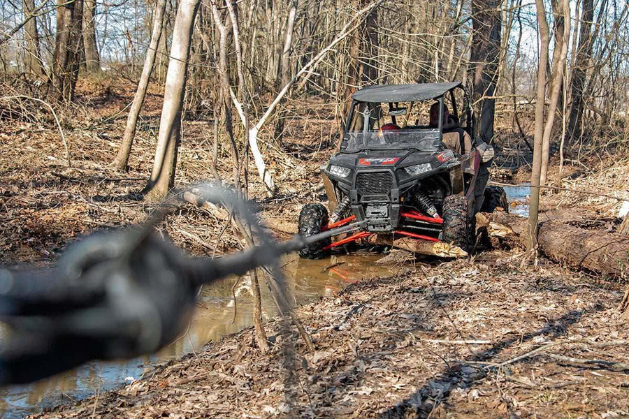 Rough Country 4500-LB UTV Synthetic Rope Winch