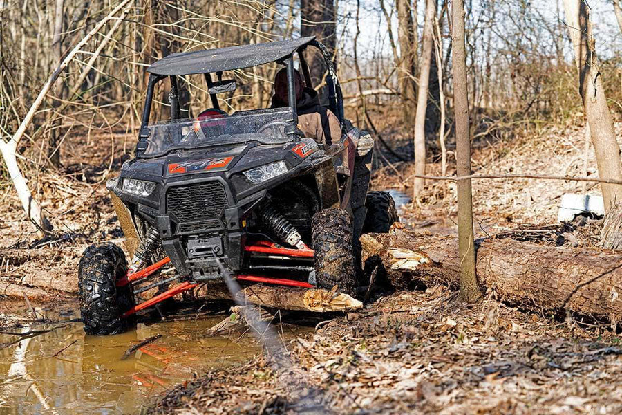 Rough Country 4500-LB UTV Synthetic Rope Winch